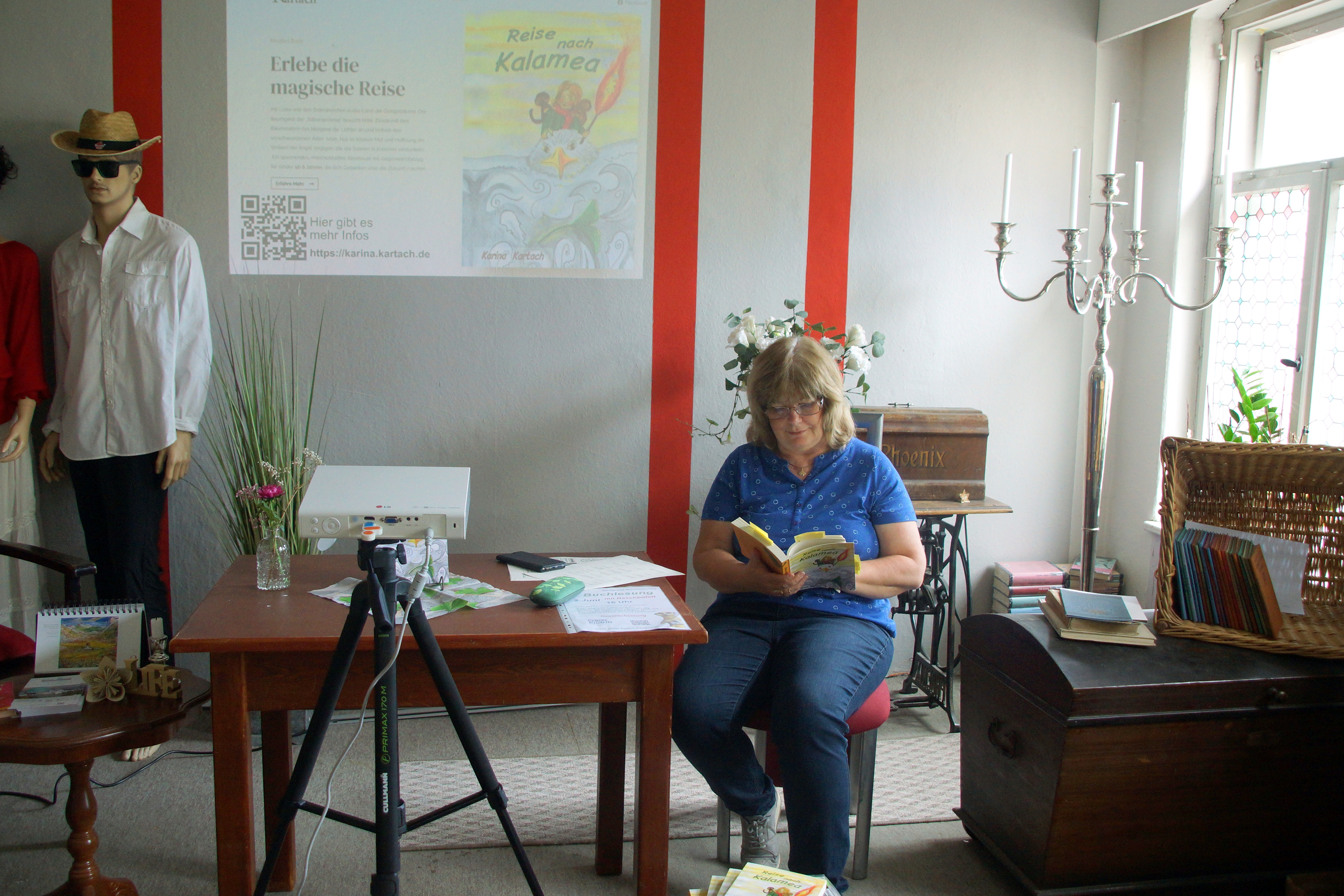 Lesung in der Bücherwelt Schwarzenberg